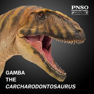 PNSO Prehistoric Animal Models – Gamba the Carcharodontosaurus – Scientific Dinosaur Figure