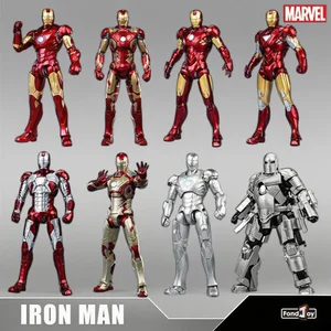 Fondjoy 1/12 Scale Iron Man MK1-MK7 Action Figure – 6 Inch Articulated Desktop Collection