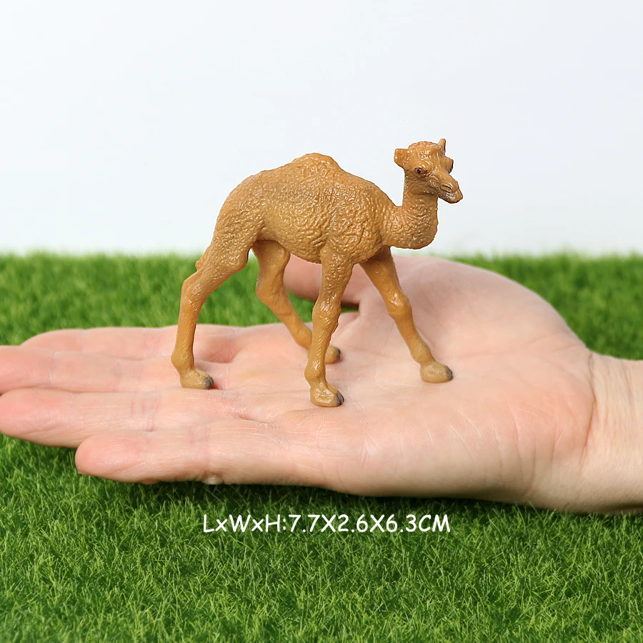 Realistic White Alpaca Llama Figurine – Cute Camel Model for Desk Decor & Educational Play - Image 9
