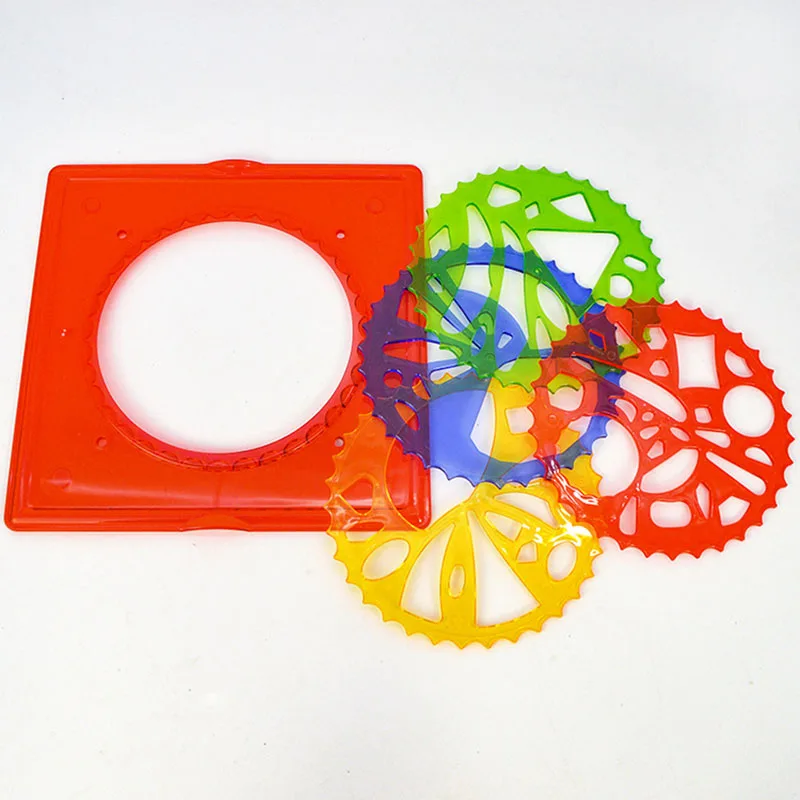 Geometric Spirograph Drawing Kit – Creative Gear Wheel Art Set for Kids - Image 4