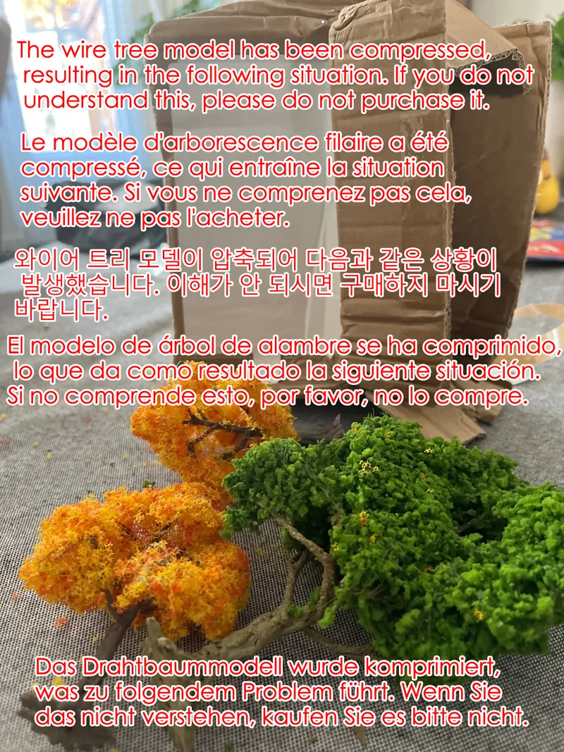 Realistic Autumn Model Trees – HO/OO/G Scale Miniatures for Train Layouts & Dioramas - Image 7