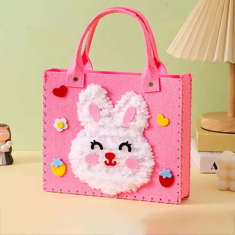 DIY Felt Sewing Handbag Kit – Cute Animal Craft Set for Girls (Beginner Sewing) - Image 10