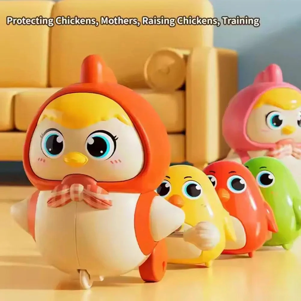 Musical Walking Chicken Toy with Night Light – Interactive Crawling & Learning Buddy for Babies - Image 2