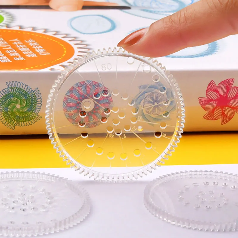 Geometric Spirograph Drawing Kit – Creative Gear Wheel Art Set for Kids - Image 17