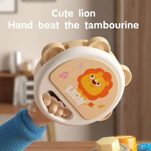 Baby’s First Tambourine – Colorful Handheld Percussion Toy for Early Music Education