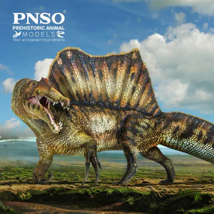 PNSO Prehistoric Animal Models – Essien the Spinosaurus – Semi-Aquatic Predator Figure