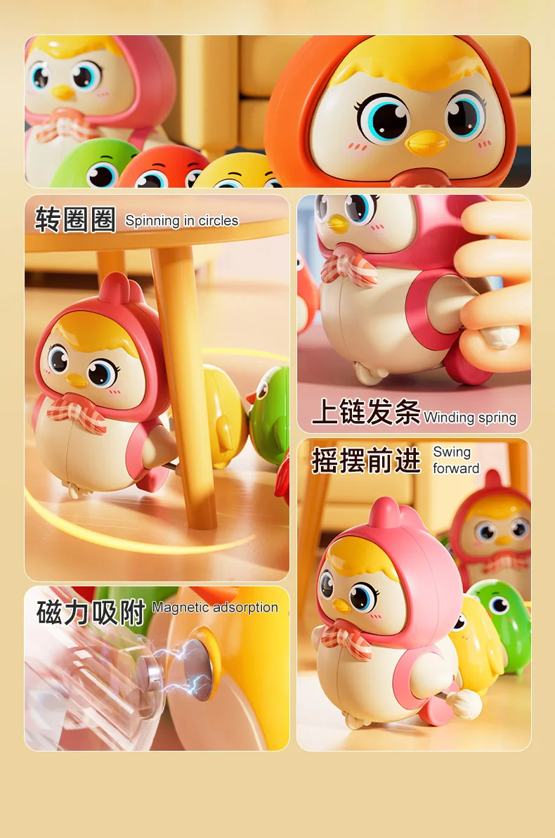 Musical Walking Chicken Toy with Night Light – Interactive Crawling & Learning Buddy for Babies - Image 10