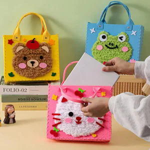 DIY Felt Sewing Handbag Kit – Cute Animal Craft Set for Girls (Beginner Sewing)