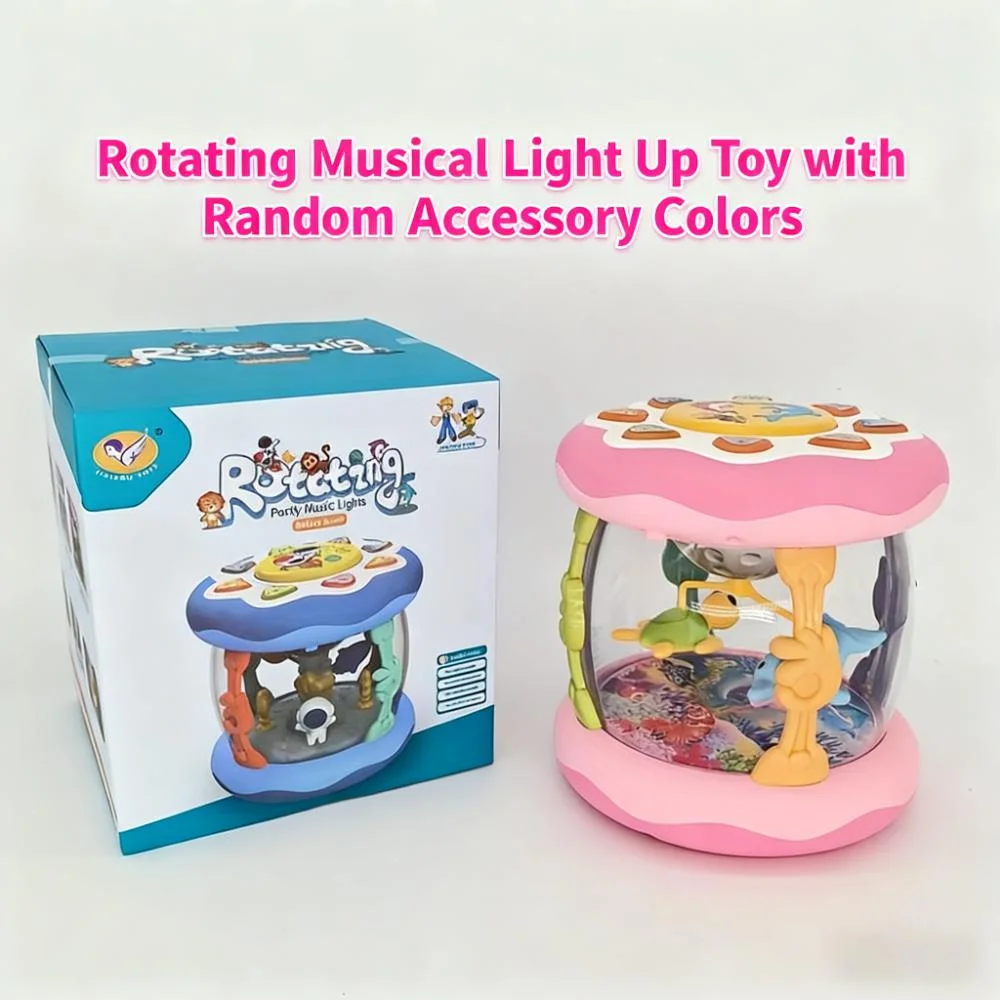 360° Light-Up Musical Roller Toy – Interactive Crawling & Walking Aid for Babies - Image 7