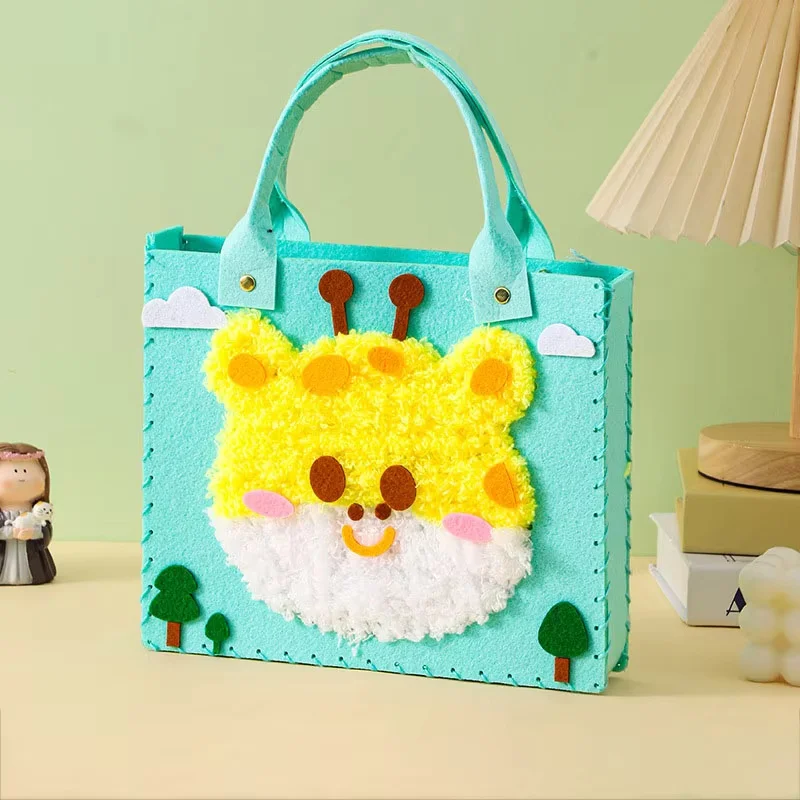 DIY Felt Sewing Handbag Kit – Cute Animal Craft Set for Girls (Beginner Sewing) - Image 6