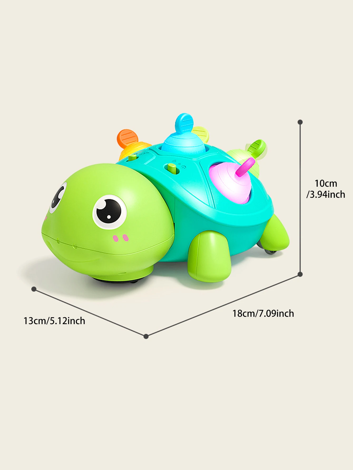 Interactive Crawling Turtle Toy – Musical Moving Animal for Infant Development (6-12 Months) - Image 16