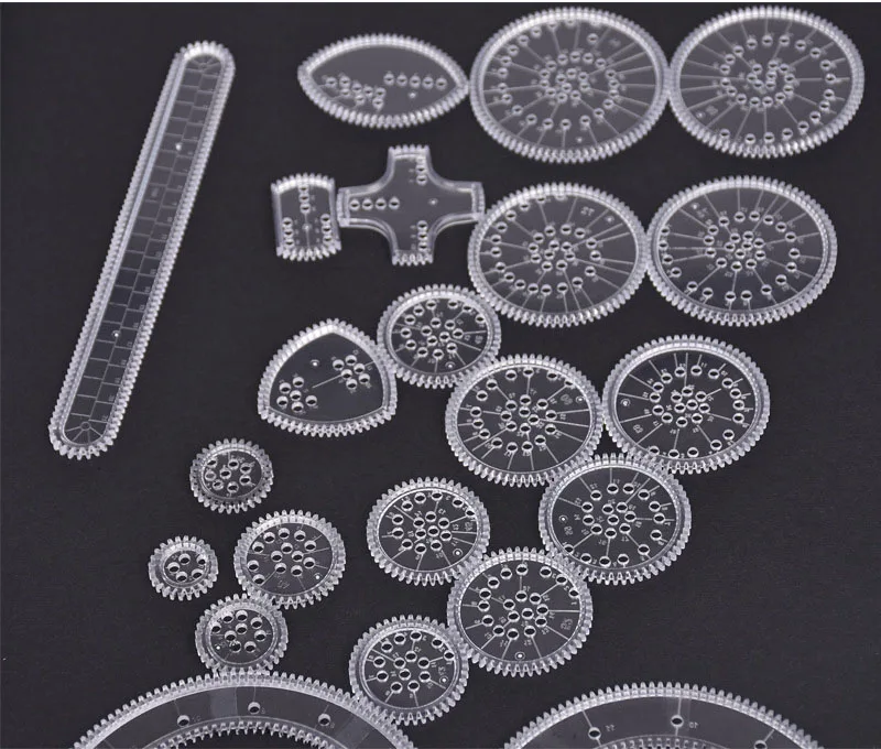 Geometric Spirograph Drawing Kit – Creative Gear Wheel Art Set for Kids - Image 21
