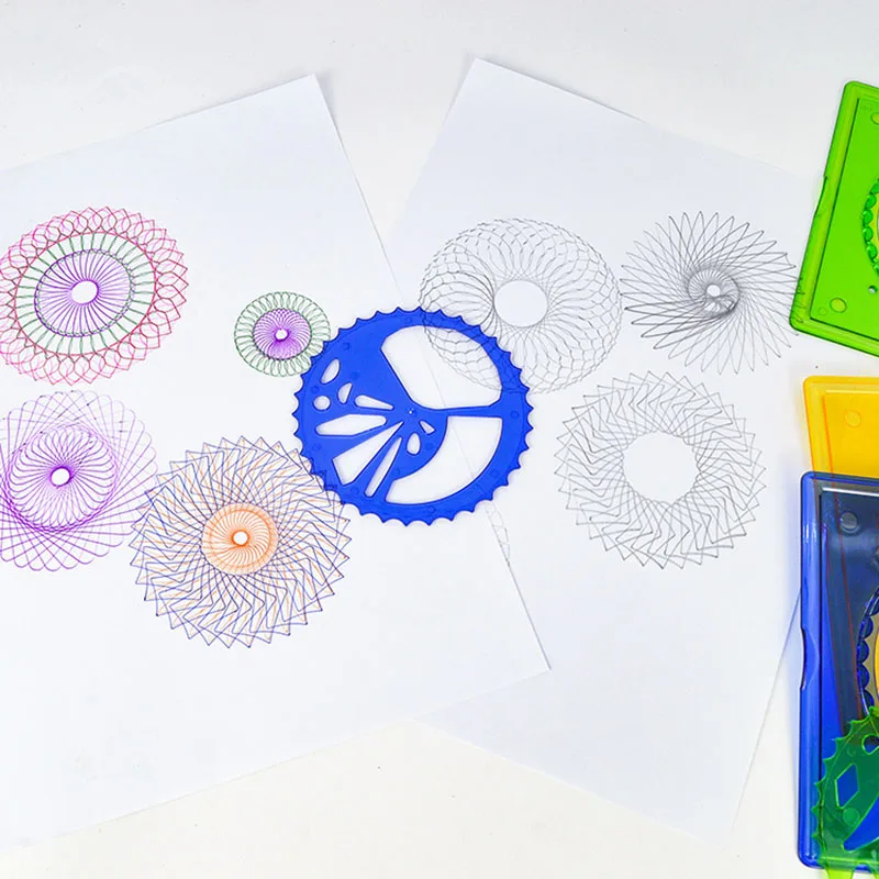 Geometric Spirograph Drawing Kit – Creative Gear Wheel Art Set for Kids - Image 5