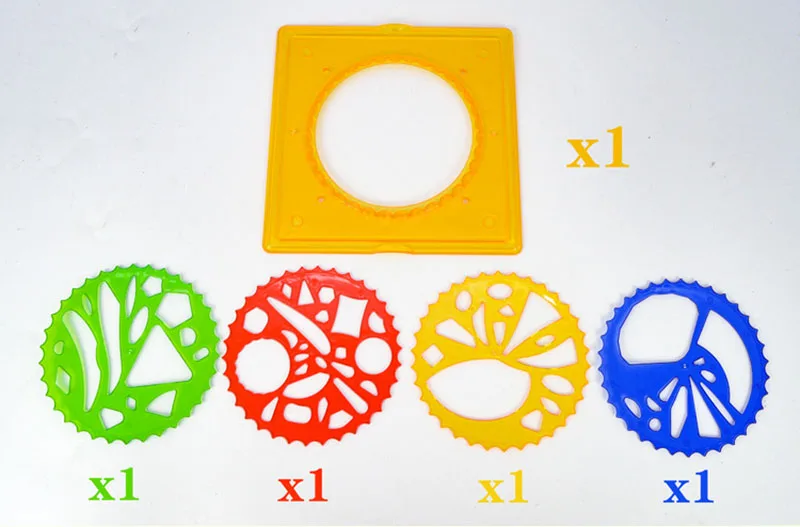 Geometric Spirograph Drawing Kit – Creative Gear Wheel Art Set for Kids - Image 10