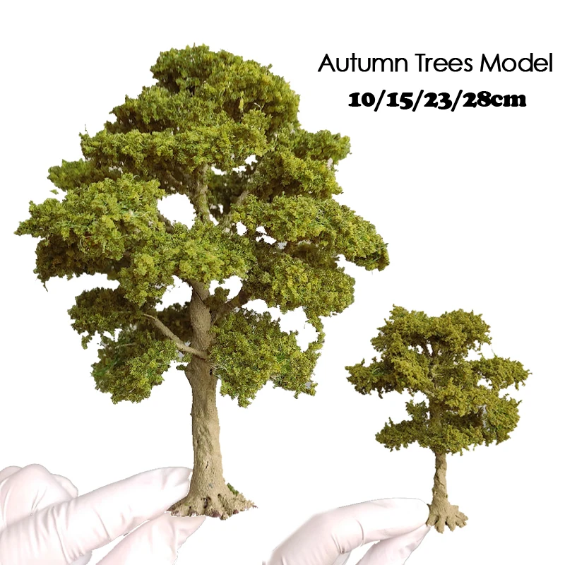 Realistic Autumn Model Trees – HO/OO/G Scale Miniatures for Train Layouts & Dioramas