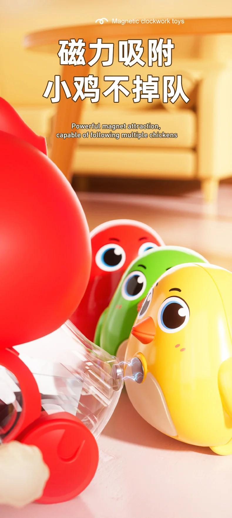 Musical Walking Chicken Toy with Night Light – Interactive Crawling & Learning Buddy for Babies - Image 14