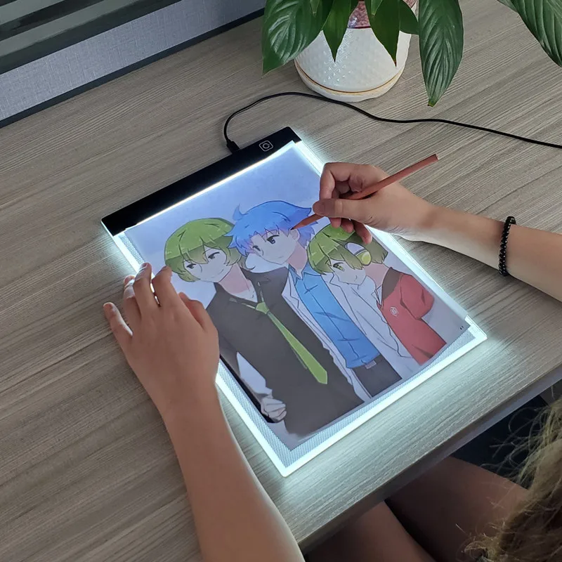 A4 Dimmable LED Drawing Tracing Board – Light Box for Kids Art, Sketching & Diamond Painting