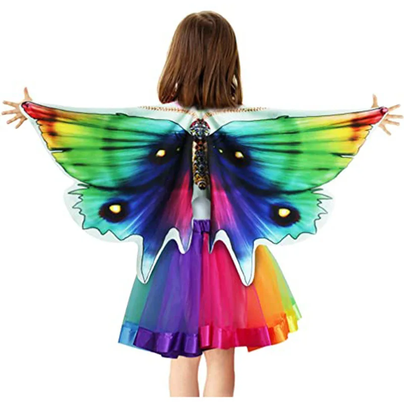 Girls Children Butterfly Wings Tutu Skirt Mask School Performance Dance Party Dress Up Girl Halloween Costume 2 -8 yeas - Image 18