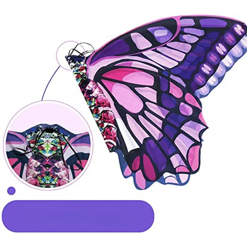 Girls Children Butterfly Wings Tutu Skirt Mask School Performance Dance Party Dress Up Girl Halloween Costume 2 -8 yeas - Image 10