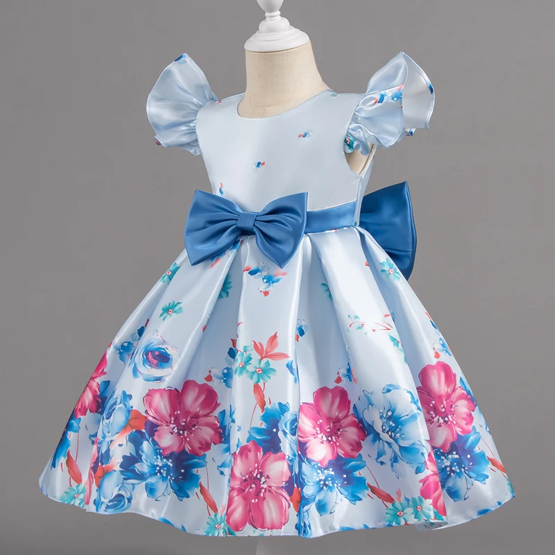 Children Wedding Dress Girl Flower Dresses Kids Gown Birthday Party Flower Girl's Evening Dress - Image 7