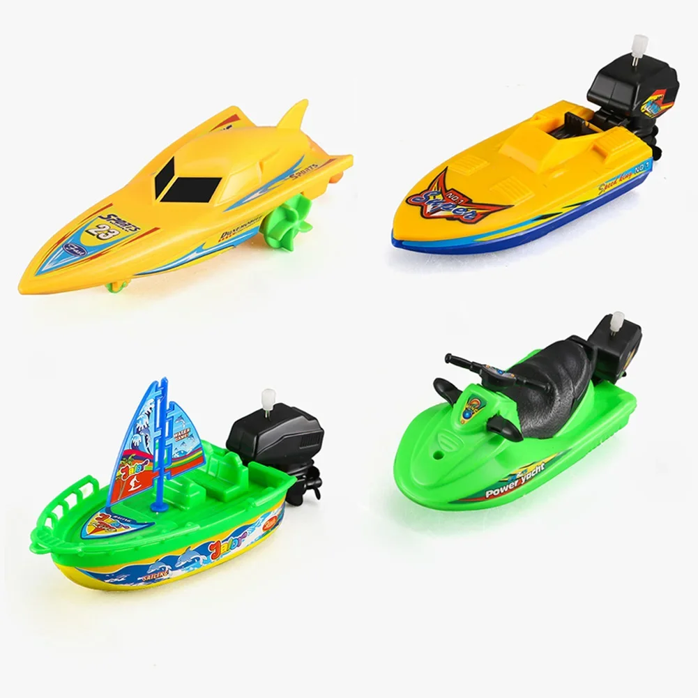 WindUp Speed Boat Toy Floating Bath Shower Companion Kids Water Play Activity Classic Clockwork Toy Boys Birthday Gift - Image 21