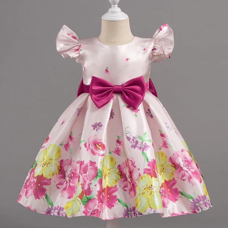Children Wedding Dress Girl Flower Dresses Kids Gown Birthday Party Flower Girl's Evening Dress - Image 6