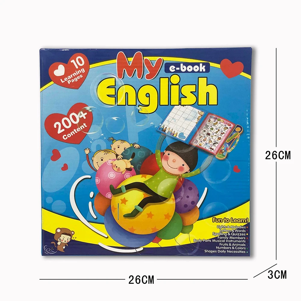 New English Cartoon Point Reading Book Children Early Education Finger Touch Learning Language Multifunctional E-book Toy Gift - Image 16