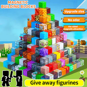 Magnetic building blocks toy building blocks full set of children's DIY assembly toy building blocks table building games June 1