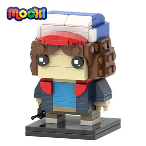 MOOXI Monster Demodog Stranger TV Drama Figure Brickheadzed Thing Assembly Adult Building Blocks Set Children Toy MOC Brick Gift
