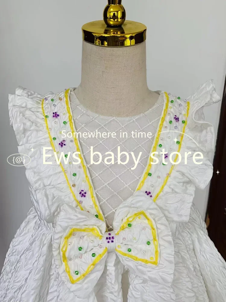 Children Wedding Attire Prom Dress Birthday Gown Party Girls Dresses A2517 Girls Clearance Clothes - Image 5