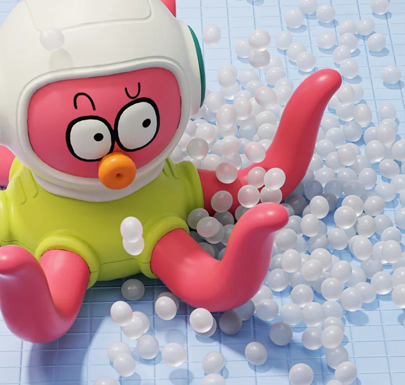 Octopus ring water play toy, baby bath floating throw ring octopus water play toy, bathroom concentration and intelligence toy - Image 22
