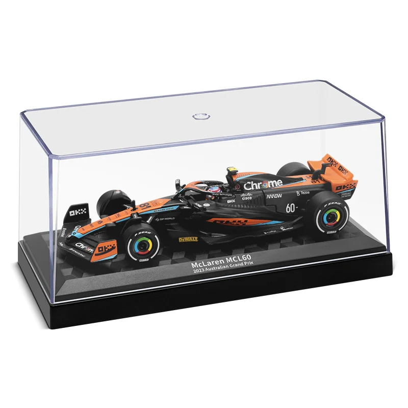 CCA MSZ 1:43 McLaren F1 Team 2023 MCL60 4# Lando Norris 81# Oscar Piastri alloy car model toy series collection gift - Image 4