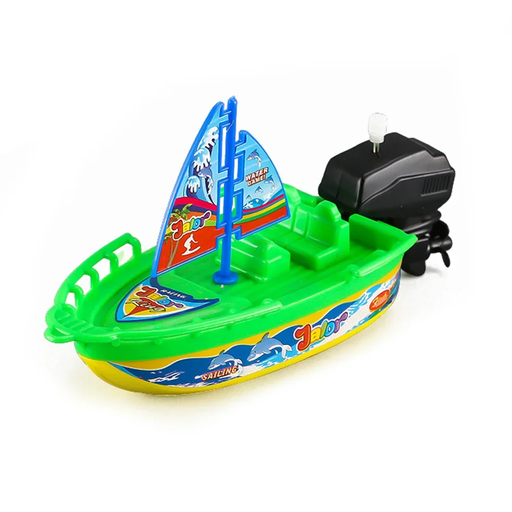 WindUp Speed Boat Toy Floating Bath Shower Companion Kids Water Play Activity Classic Clockwork Toy Boys Birthday Gift - Image 28