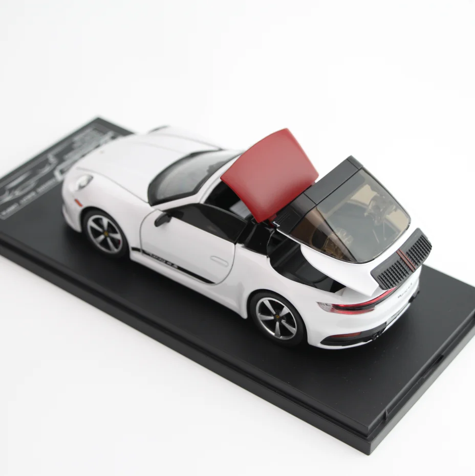 1:32 folding convertible Porsche 911 Alloy car Model simulation Sound& light Fashion Exquisite collectibles Boys Toy Gift - Image 7