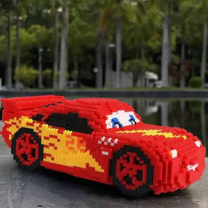 1258-Piece Red Sports Car Building Block Set, Experience the Essence of Racing Culture, the First Choice for Birthday, Christmas, and Thanksgiving Gifts