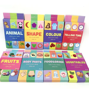 Montessori Alphabet Flashcards for Kids 3-14 Years, 36 Cards x 8 Themes, Educational Toys, Reading/Writing Learning Games Gift