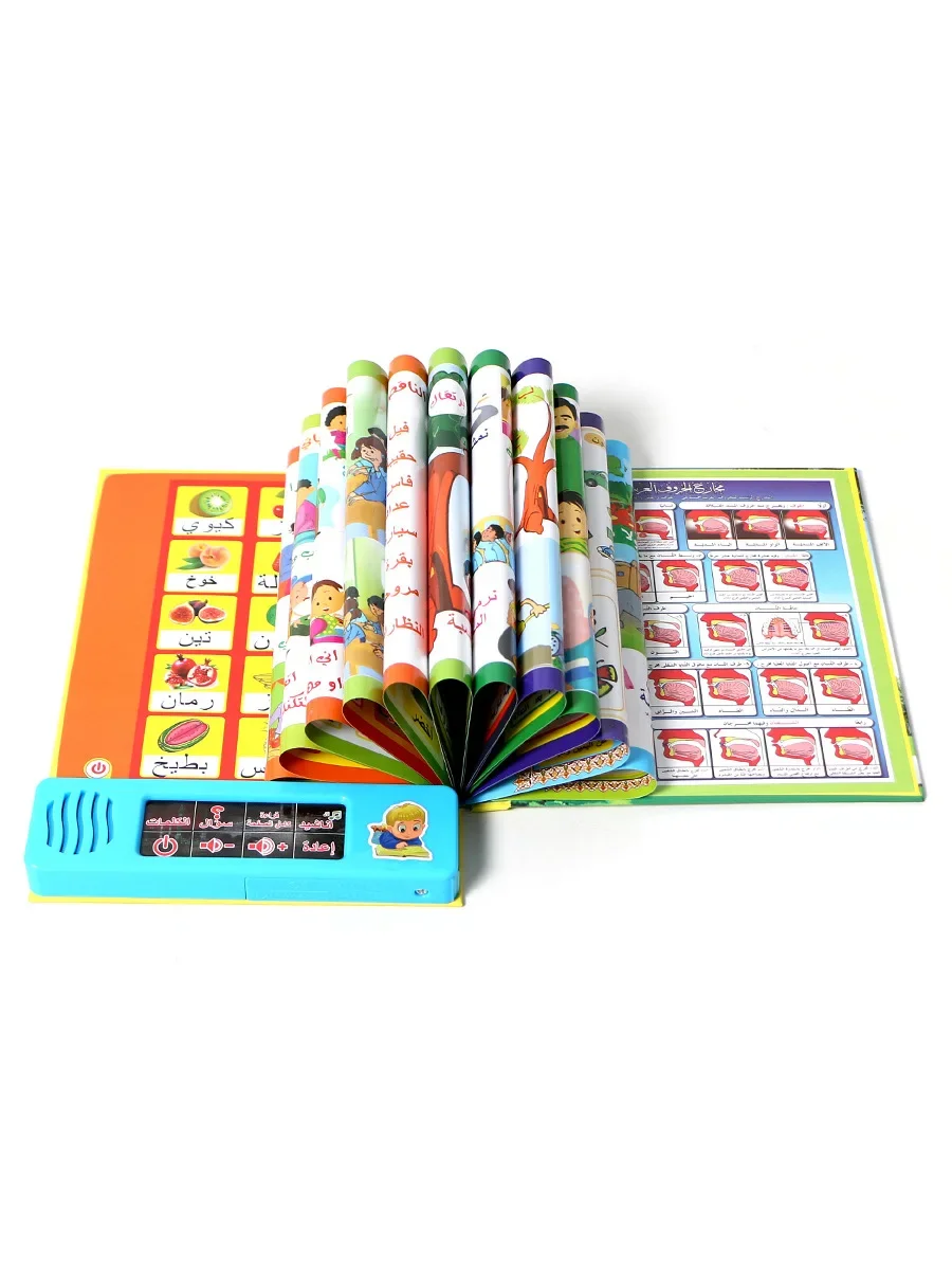 Muslim Kids Arabic Sound Book, Clear Pictures Letters Words Learning Educational Electronic Sound Book - Image 10