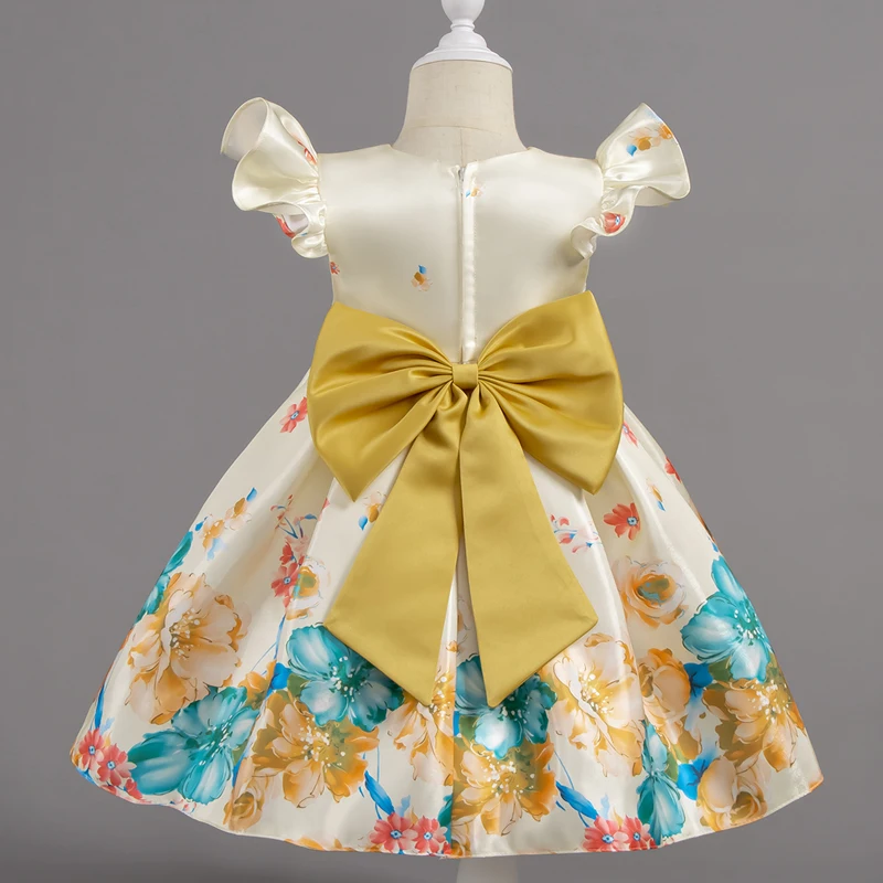 Children Wedding Dress Girl Flower Dresses Kids Gown Birthday Party Flower Girl's Evening Dress - Image 4
