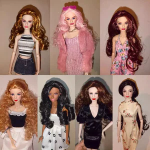 32cm Fairy Supermodel Babi Doll 1/6 Princess Doll White/normal Skin Joints Movable Designer Hairstyle Body+Head Doll Xianxian