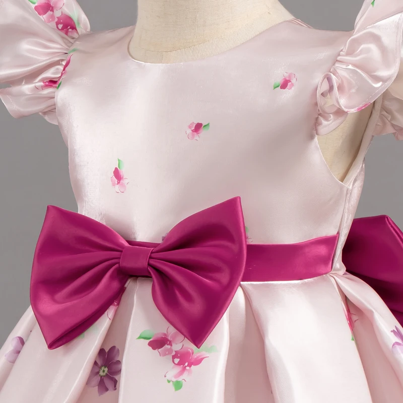 Children Wedding Dress Girl Flower Dresses Kids Gown Birthday Party Flower Girl's Evening Dress - Image 12