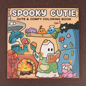 Spooky Cutie: Vol. 2 Coloring Book for Adults and Teens Featuring Lovely Creepy Creatures in Cozy Moments for Relaxation