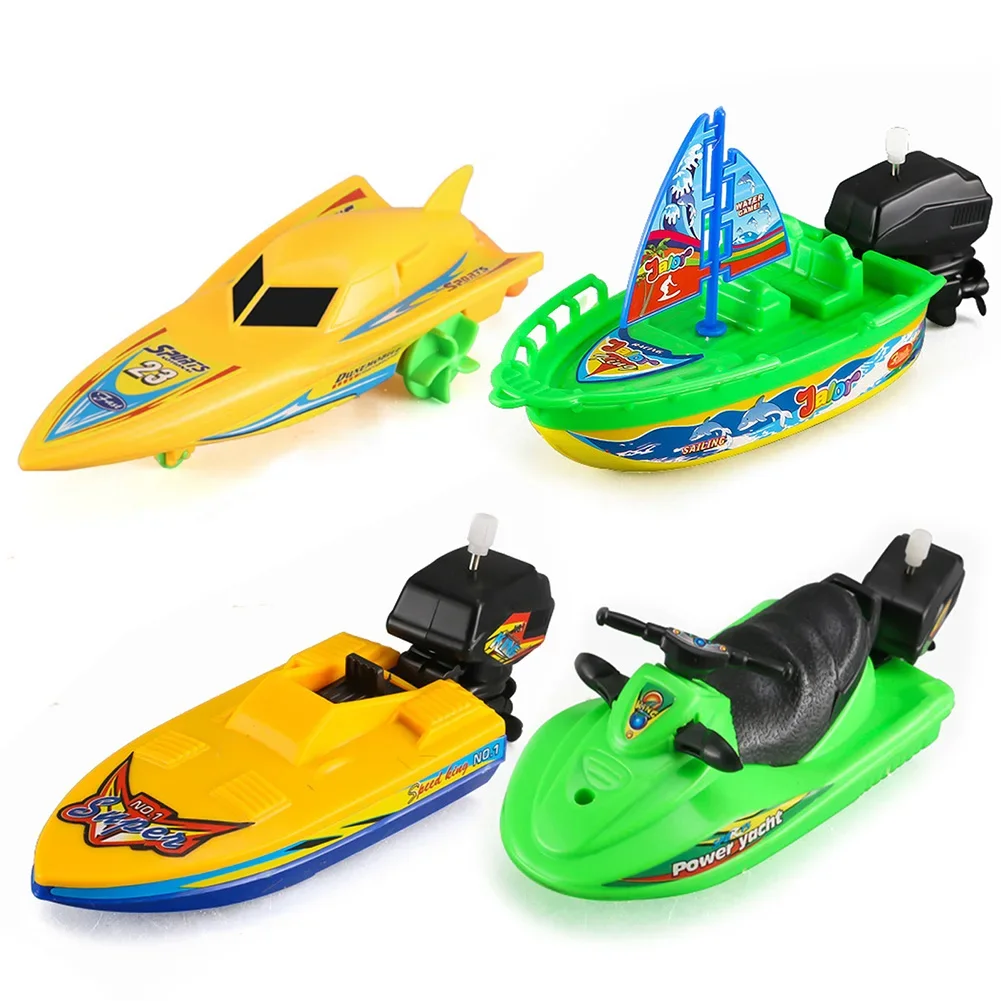 WindUp Speed Boat Toy Floating Bath Shower Companion Kids Water Play Activity Classic Clockwork Toy Boys Birthday Gift - Image 10