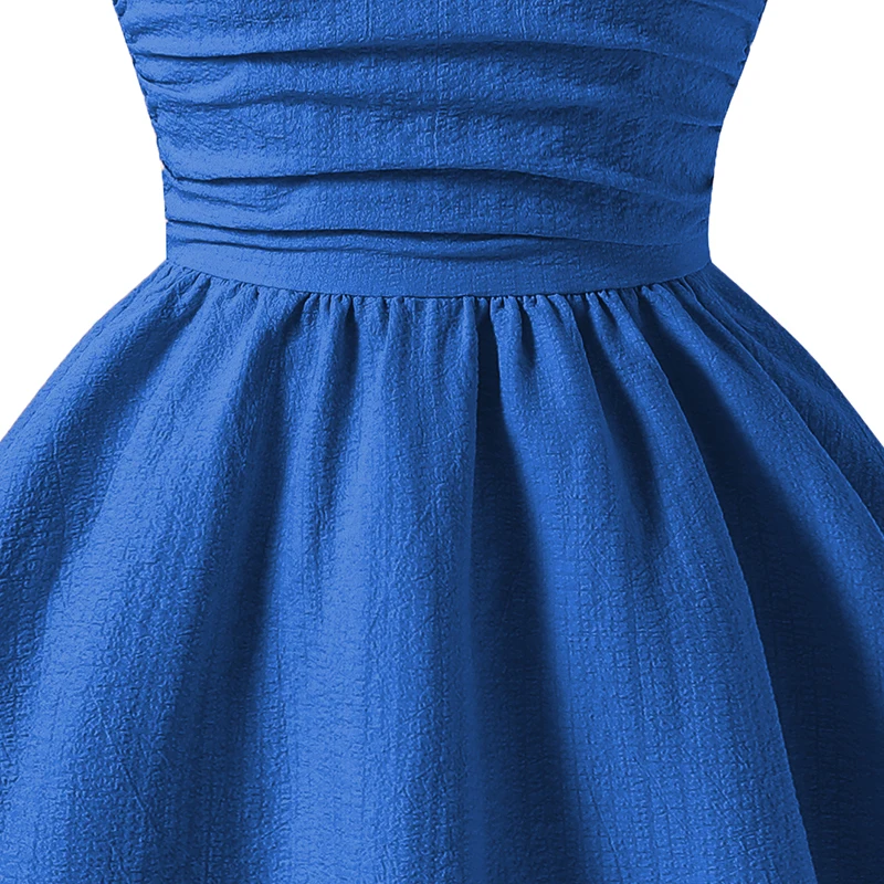 Summer New Kids Clothing Solid Color Sling Princess Dress For Girls 8-12 Years Sweet Style Vacation Set Birthing Party Clothing - Image 3