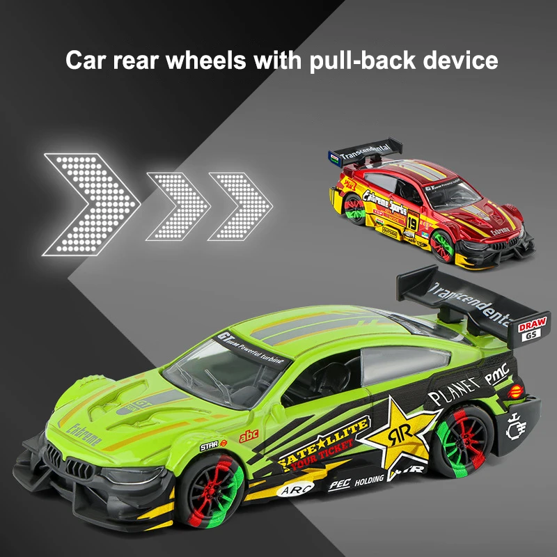 2025 New Simulation Alloy Car Model Inertia Pull Back Racing Car Toy Children's Educational Car Toy Ornaments Birthday Gift - Image 12