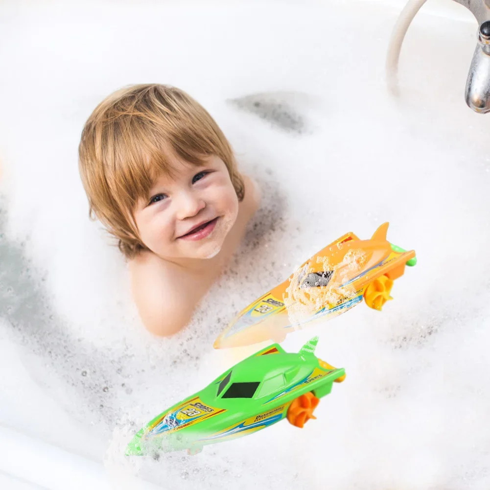WindUp Speed Boat Toy Floating Bath Shower Companion Kids Water Play Activity Classic Clockwork Toy Boys Birthday Gift - Image 16
