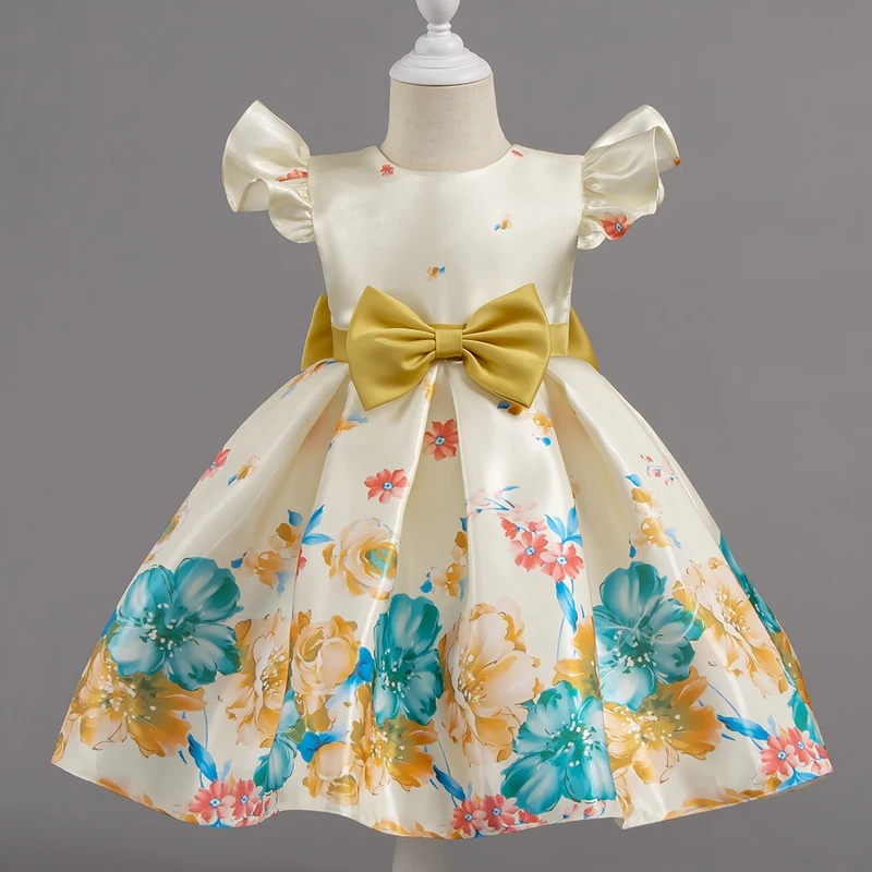 Children Wedding Dress Girl Flower Dresses Kids Gown Birthday Party Flower Girl's Evening Dress - Image 10