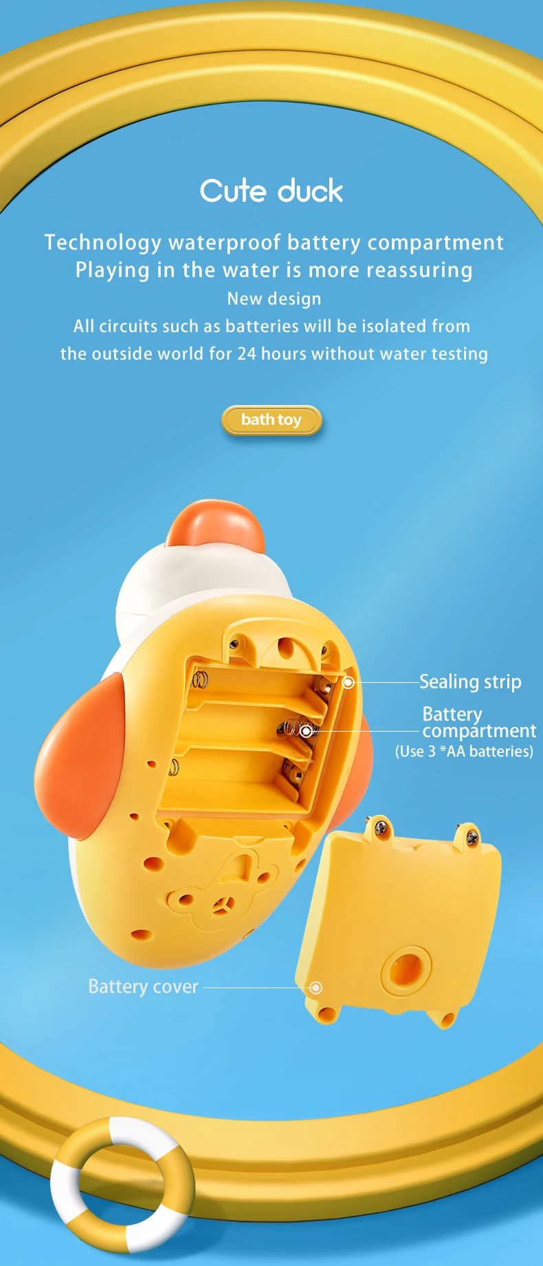 2 Styles Cute Water Bath Duck Shower Electric Spray Bathroom Kids Baby Toy Bathtub New Game Faucet Swimming for Girl Gift - Image 17