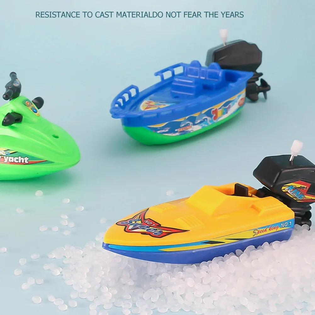 WindUp Speed Boat Toy Floating Bath Shower Companion Kids Water Play Activity Classic Clockwork Toy Boys Birthday Gift - Image 31