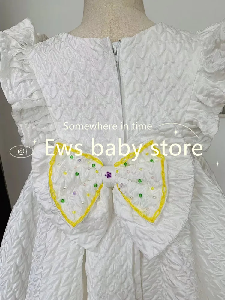 Children Wedding Attire Prom Dress Birthday Gown Party Girls Dresses A2517 Girls Clearance Clothes - Image 11