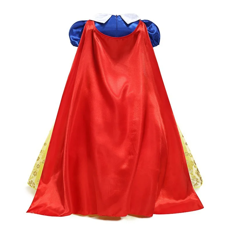 Girls Snow White Princess Dress Mesh Clothes Vestidos Kids Christmas Halloween Carnival Cosplay Costume - Image 5